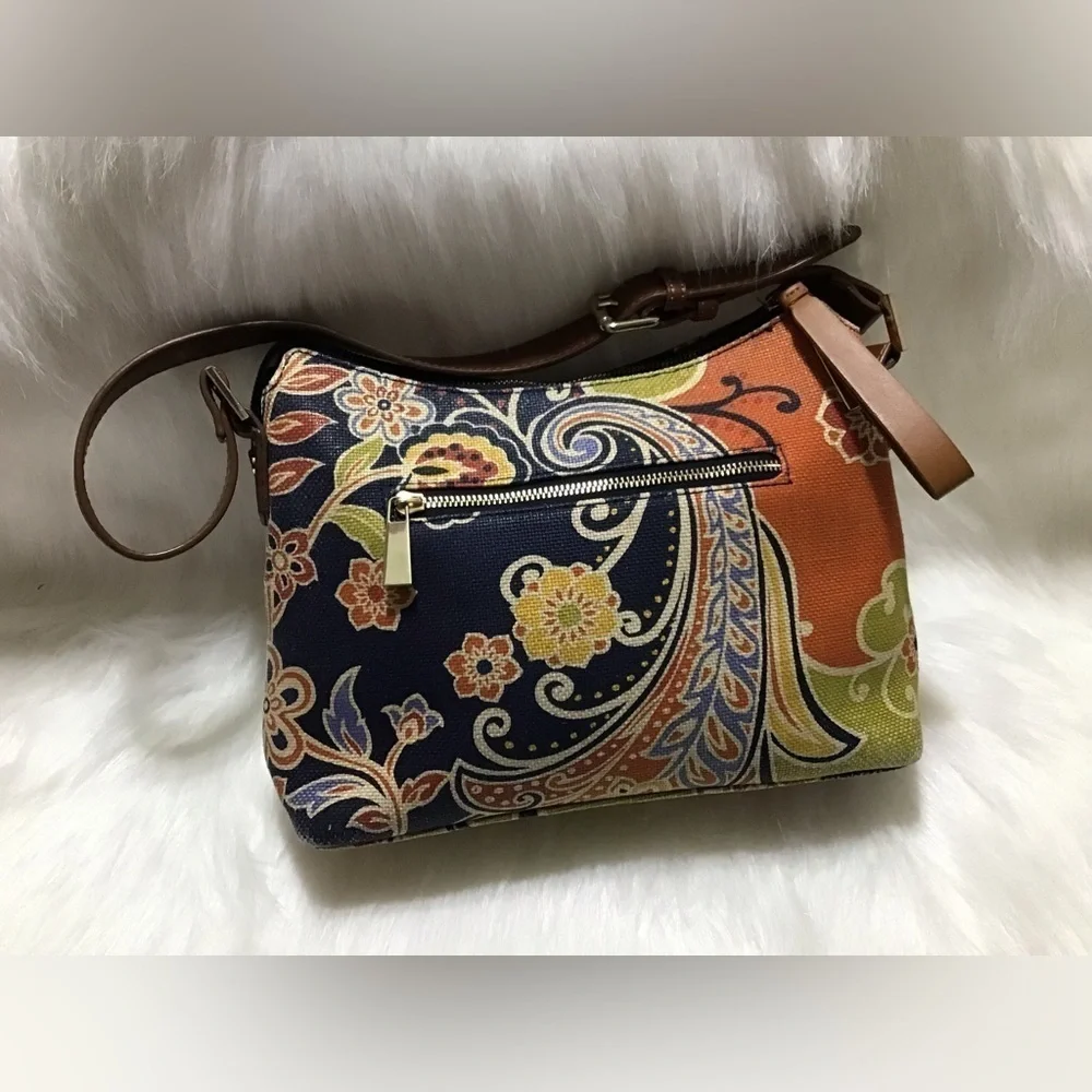 Spartina 449 Daufuskie Island Linen/leather handbag